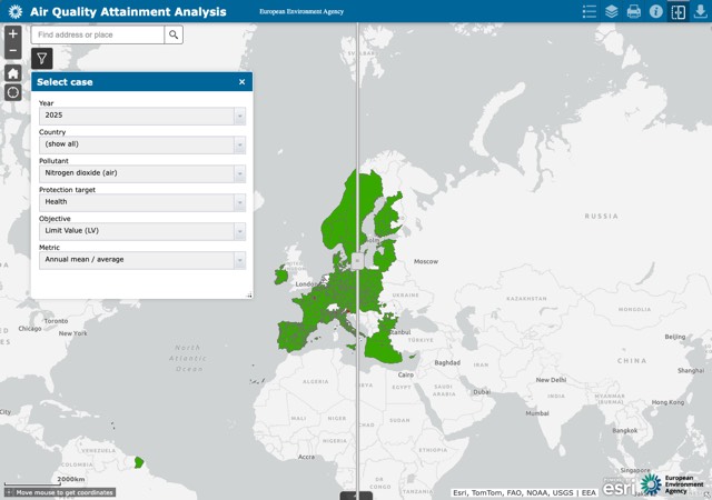 Attainment map